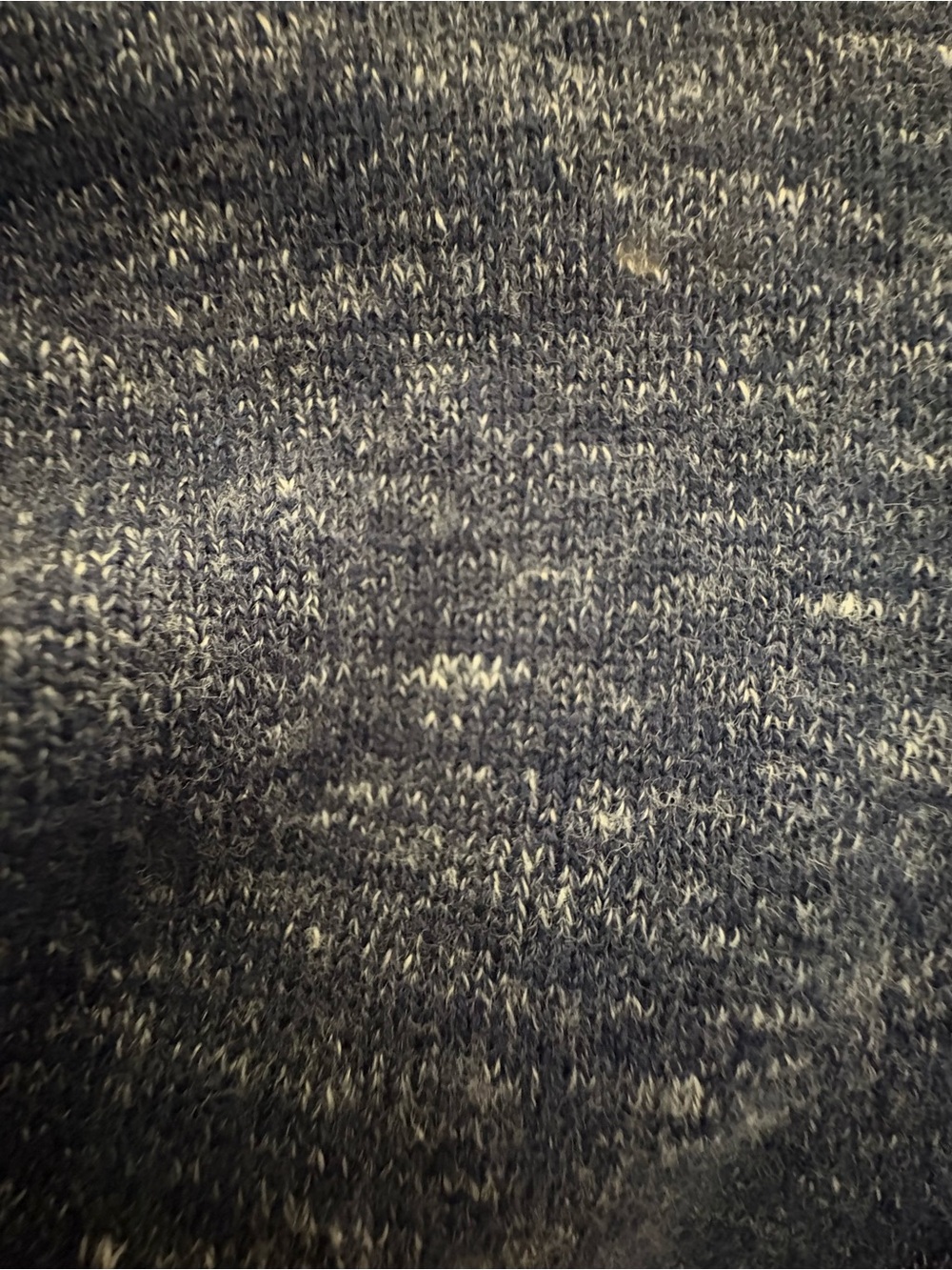 NWT J. Crew Factory Men's Marled Navy Crewneck Sweater - Picture 4 of 4